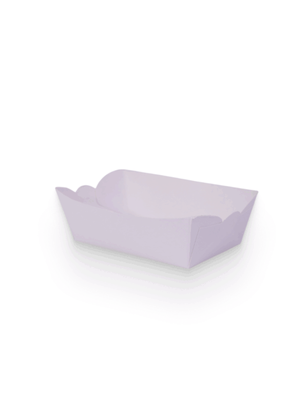 White square food tray - Image 2