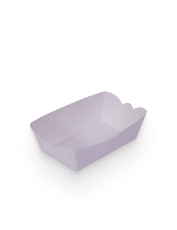 ถาดใส่อาหาร สีขาว ทรงสี่เหลี่ยม - Image 2